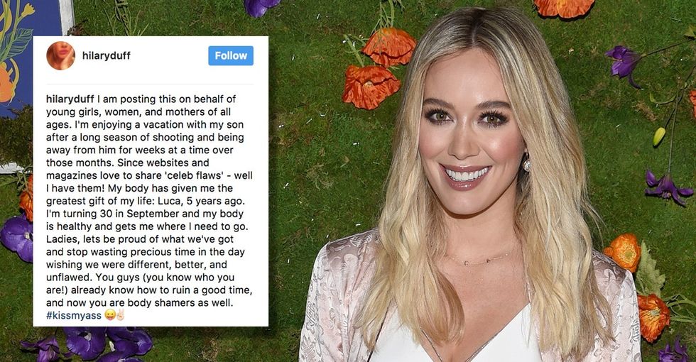 The real message we need to take from Hilary Duff's viral Instagram post.