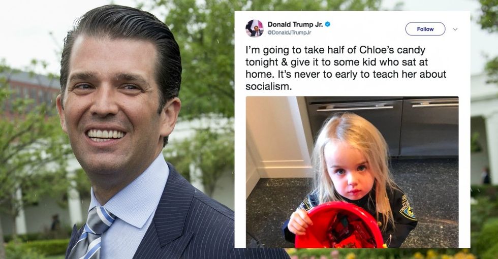 Donald Trump Jr. tweeted about candy and 'socialism.' It backfired.