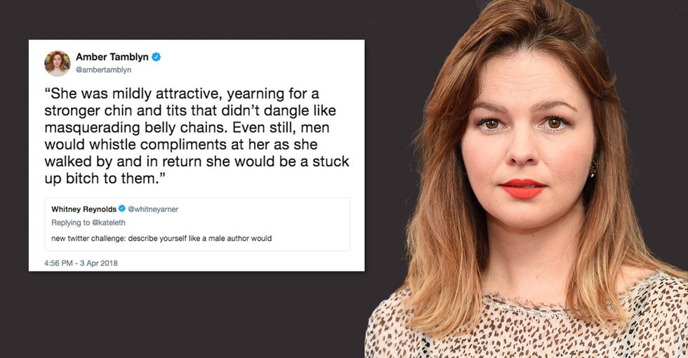 The 'How would a male author describe you?' Twitter challenge is a lot of fun.