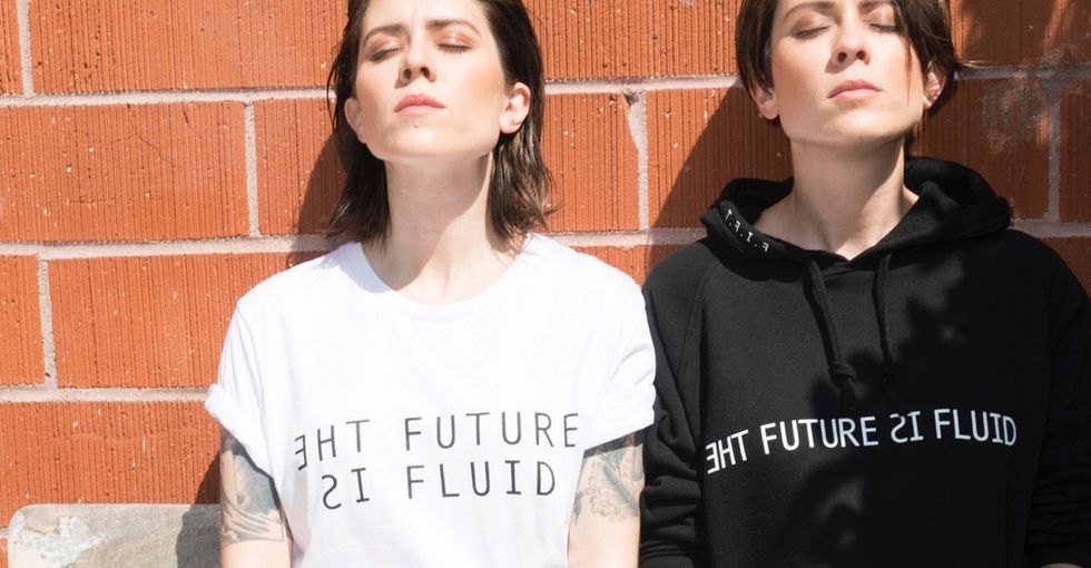 The future is fluid. That's the message behind this pop duo's latest LGBTQ campaign.