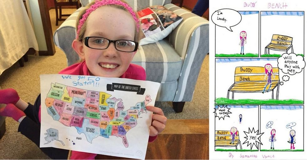 This 9-year-old came up with the coolest way to make sure nobody feels lonely at recess.