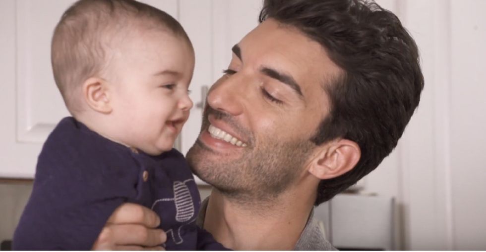 Justin Baldoni and his wife made peanuts their son's first food. Wait, what?