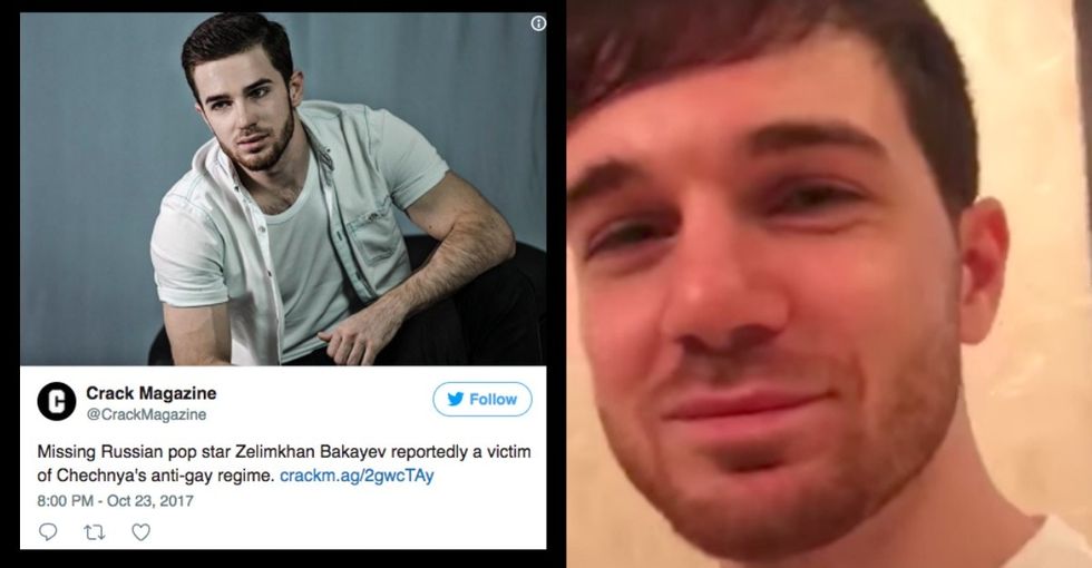 Chechnya is still killing gay men. Now a prominent Russian singer may be dead.