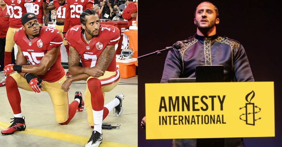 Colin Kaepernick just snagged a top honor also given to Malala and U2. He deserves it too.