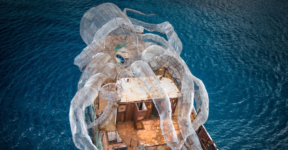Richard Branson sank a ship and turned it into a sea-saving monster.