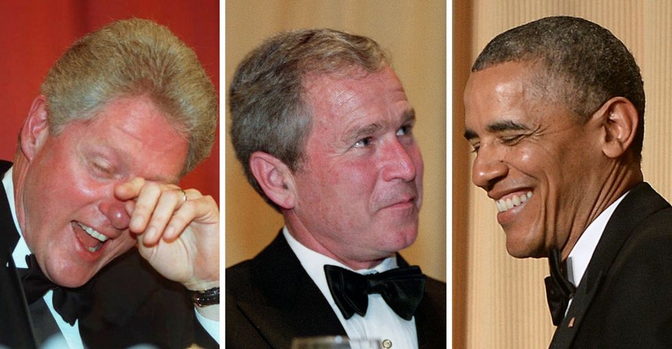 21 of the best jokes from the Clinton, Bush, and Obama White House Correspondents dinners.