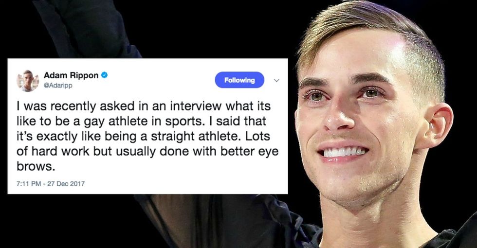 America’s first openly gay male Winter Olympian is also … pretty damn funny too.