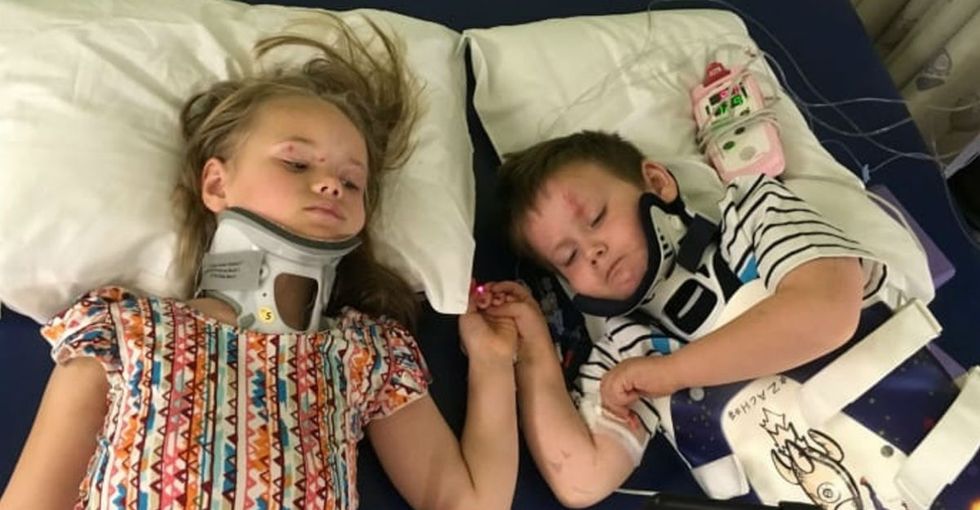 The internet's rallying behind these kids big time after a tragedy took their parents.