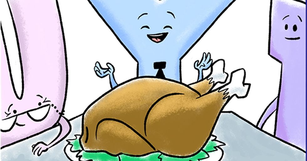 13 things to be grateful for in 2017, explained by adorable cartoon characters.