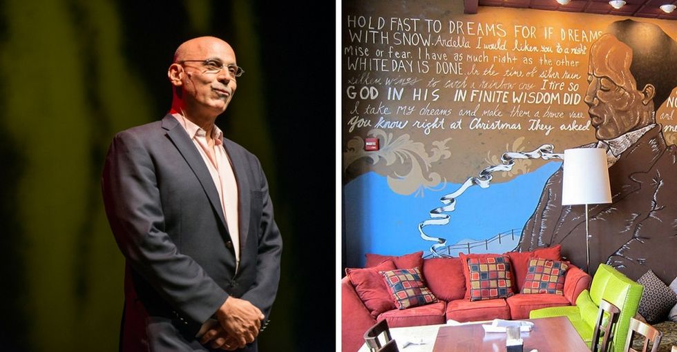 This immigrant wanted Americans to talk openly about politics. So he made a space for it.
