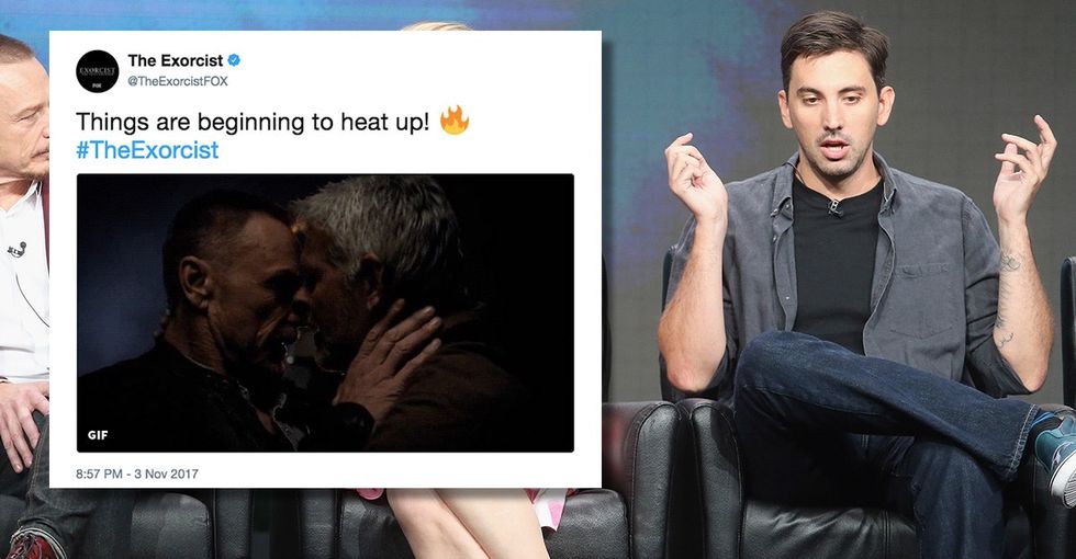 Here's what 'The Exorcist' showrunner said to criticism of a gay kiss.