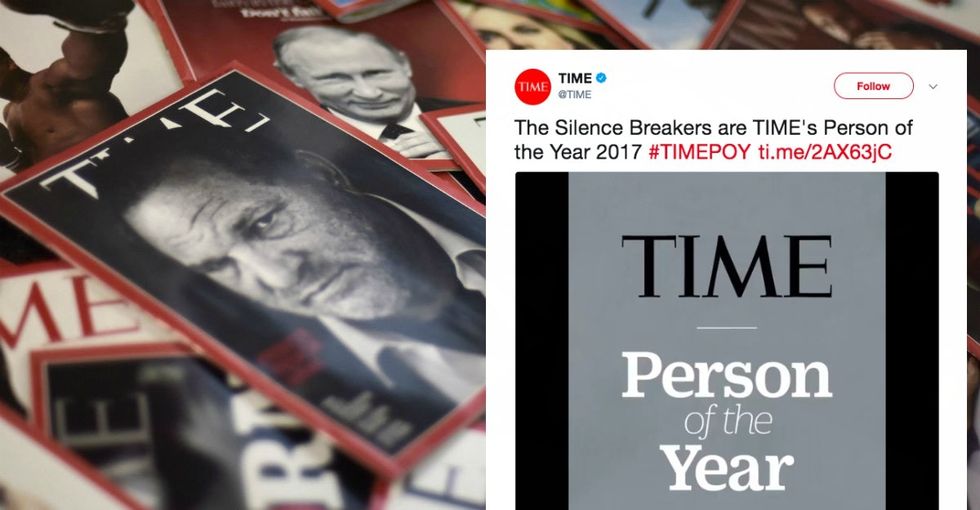 Check out Time magazine's Person of the Year cover: 'The Silence Breakers.'