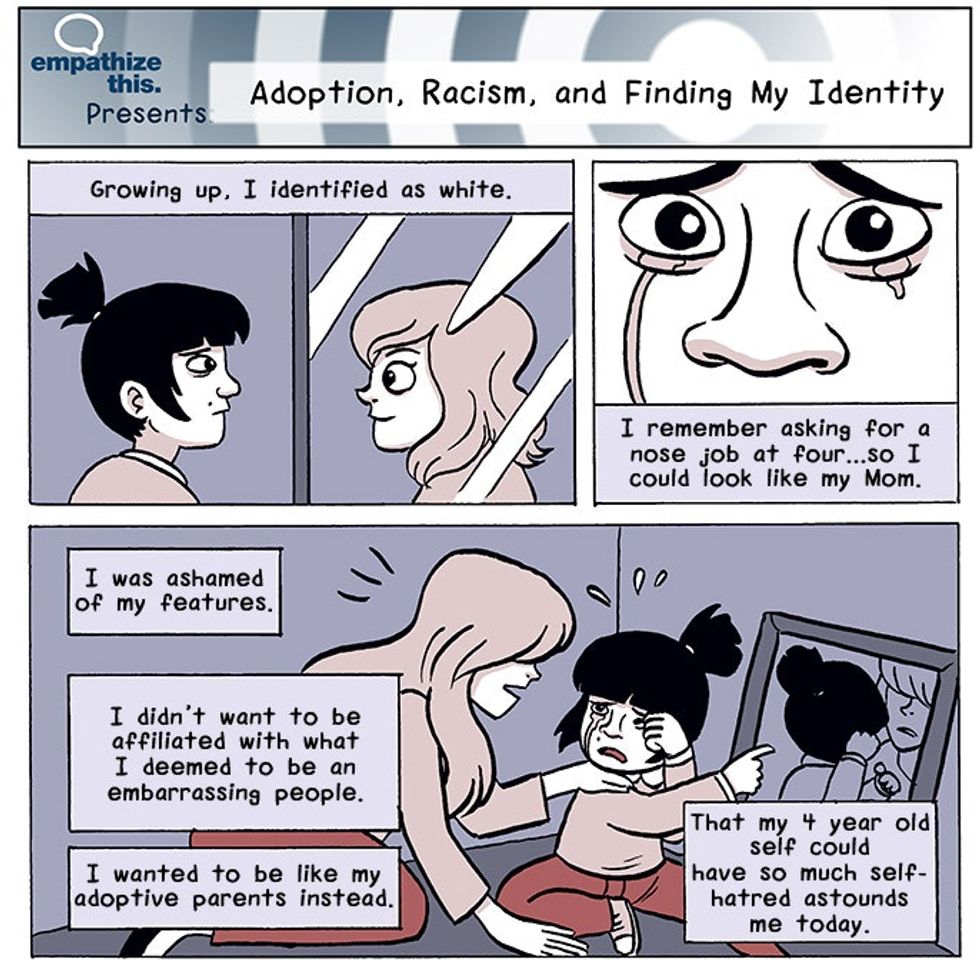A poignant comic about a girl's struggle to find her identity, racial and otherwise.
