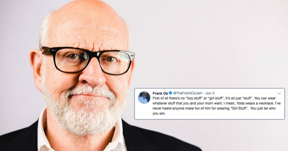 A fan asked Yoda creator Frank Oz if 'Star Wars' is 'boy stuff.' Jedi wisdom ensued.