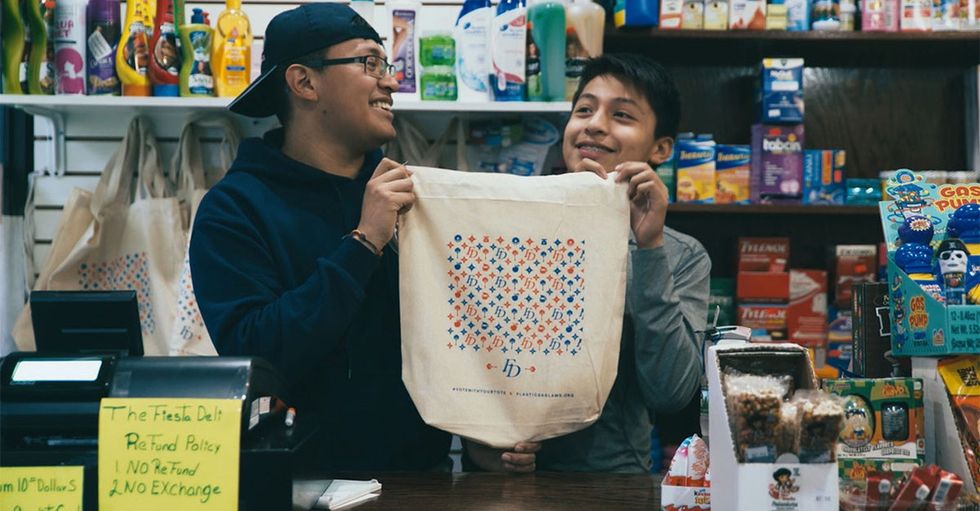 These New Yorkers have had it with plastic. So they're getting very creative.