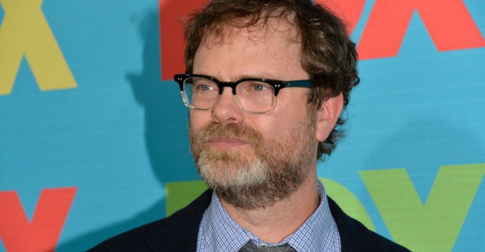 Rainn Wilson gave a commencement speech to rich kids — and he got very real with them.