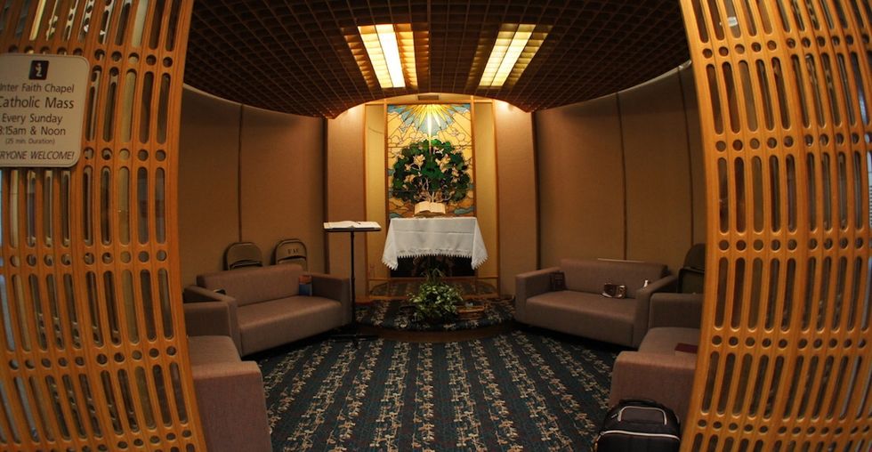 Many airports in America have their own chapels. One question: Why?