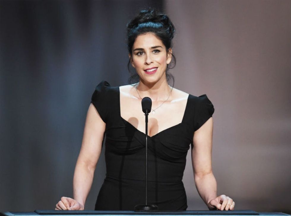 Sarah Silverman torches a guy mocking welfare recipients in a very Sarah Silverman way.
