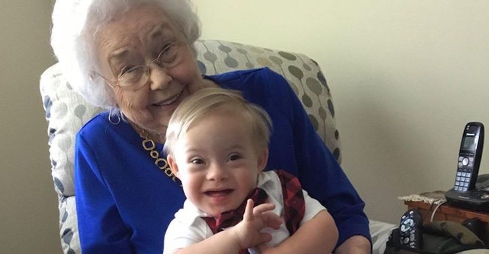 The original Gerber baby met the newest, and the moment was magical.