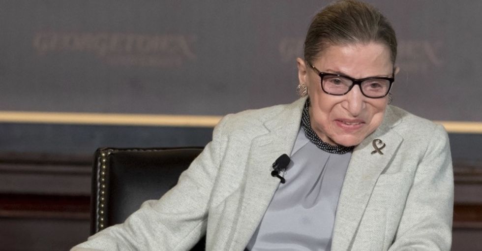 Ruth Bader Ginsburg is in Trump's head. And she has no plans of leaving.