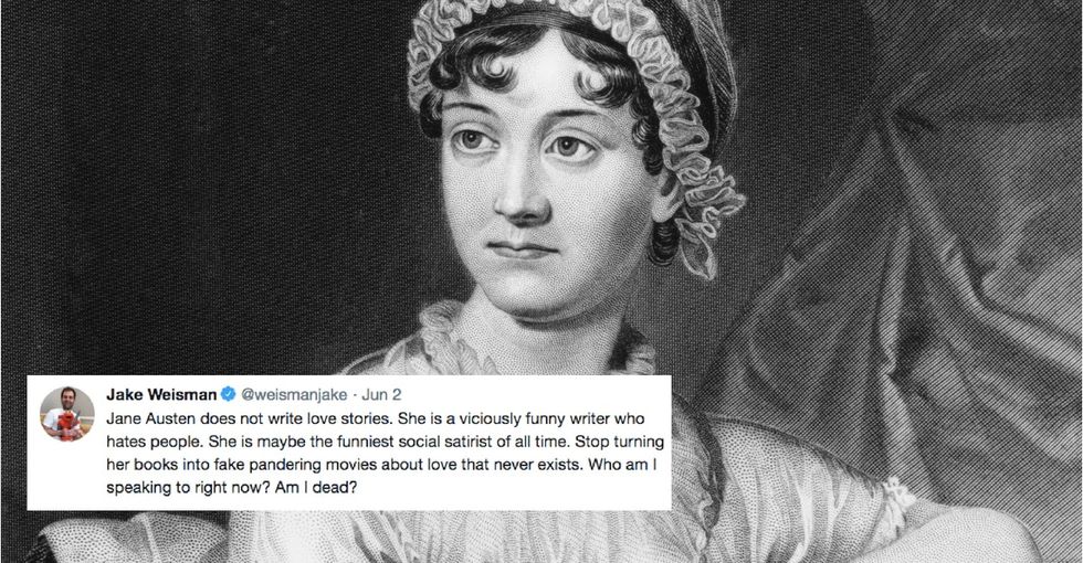 A comedy writer tweeted about Jane Austen. It revealed a big flaw in publishing.