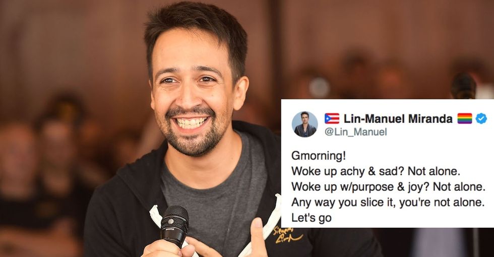 Need a pick-me-up? These Lin-Manuel Miranda tweets are pure love and joy.