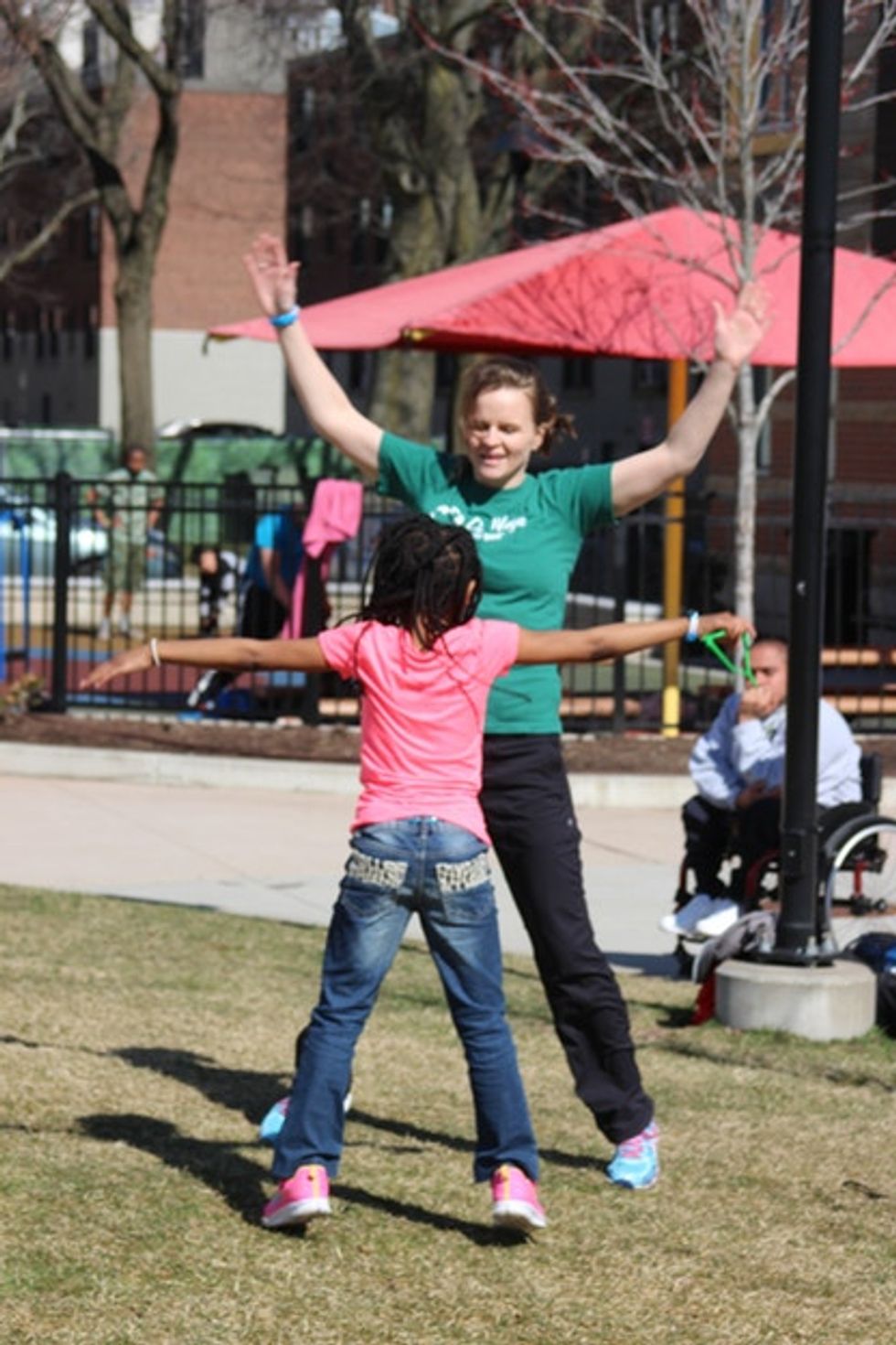 For kids with PTSD, healing is happening in an unexpected place — a football field.