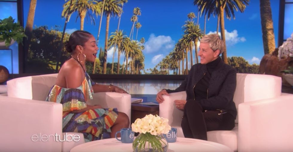 Watch Tiffany Haddish completely lose it when Ellen reveals the best surprise ever.