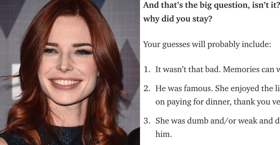 Why do people stay in abusive relationships? This heartbreaking analogy helps explain.