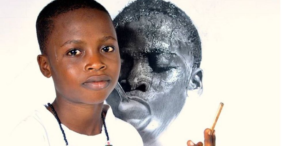 This artist creates breathtakingly realistic sketches — and he's only 11 years old.