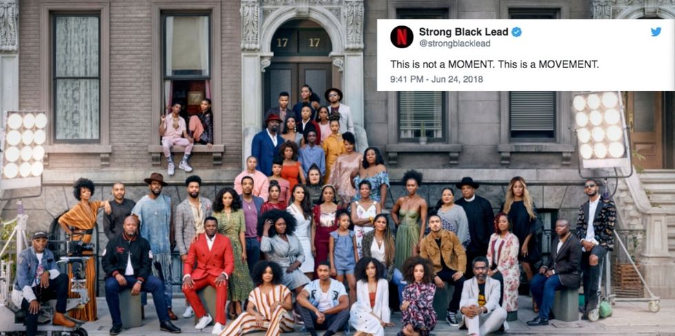 This photo of 47 #StrongBlackLeads has gone viral. It's a new day in Hollywood.