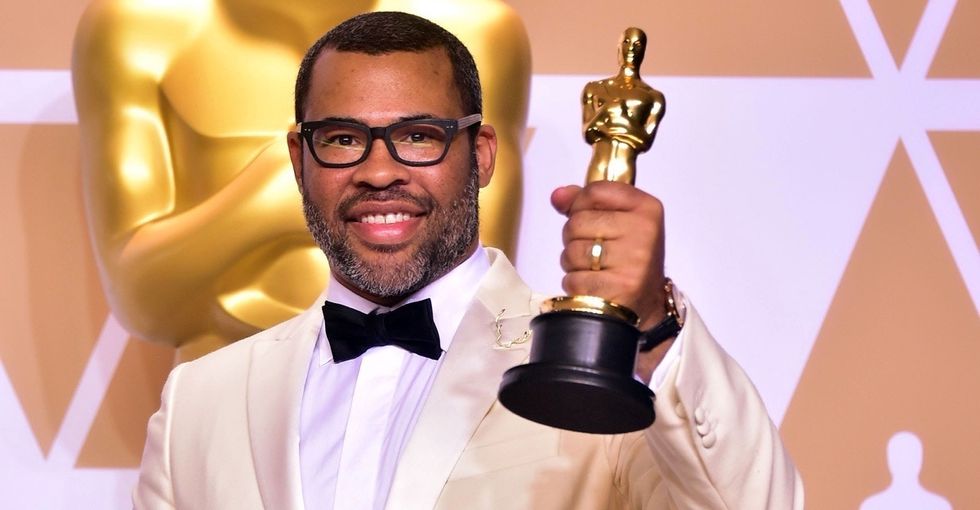 What you didn't see: Jordan Peele's epic answer to a backstage question.