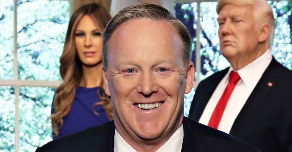 If you must interview Sean Spicer about his new book, the BBC has shown how to do it.