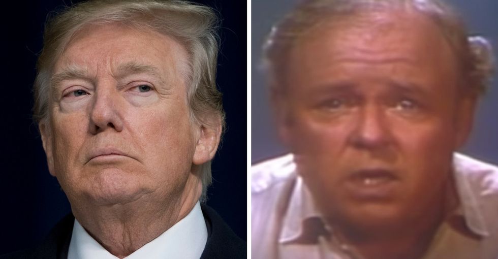 Archie Bunker's hilarious take on guns in 1972 is pretty scary in today's America.