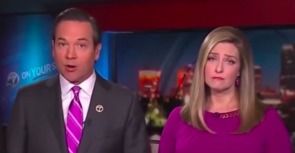 Local anchors had to read a sneakily pro-Trump script on-air. This is scary.