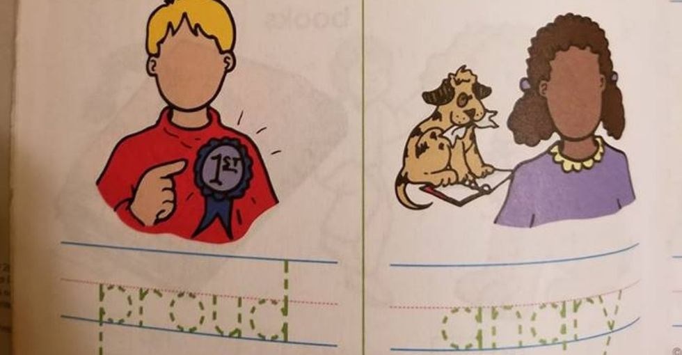 This kids' worksheet is a perfect example of how implicit bias gets perpetuated.