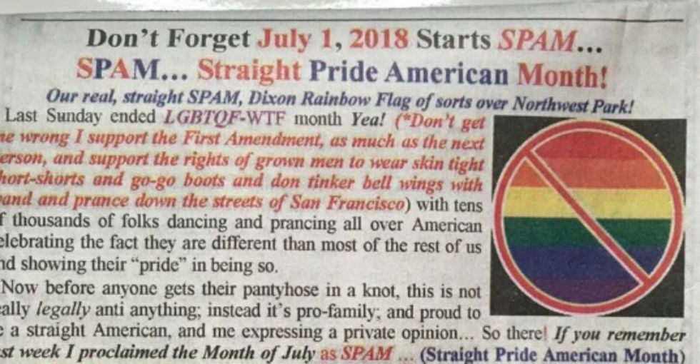 This lawmaker wanted a 'Straight Pride Month.' But it backfired — big time.
