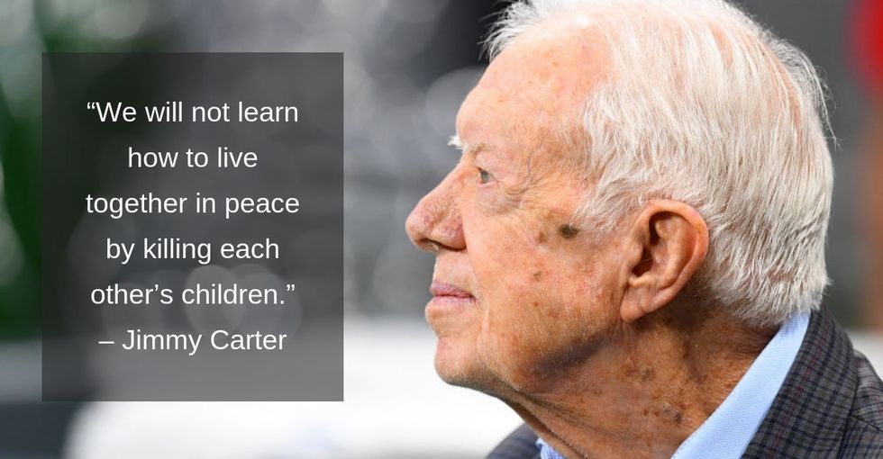 Some timeless bits of wisdom from Jimmy Carter, now the