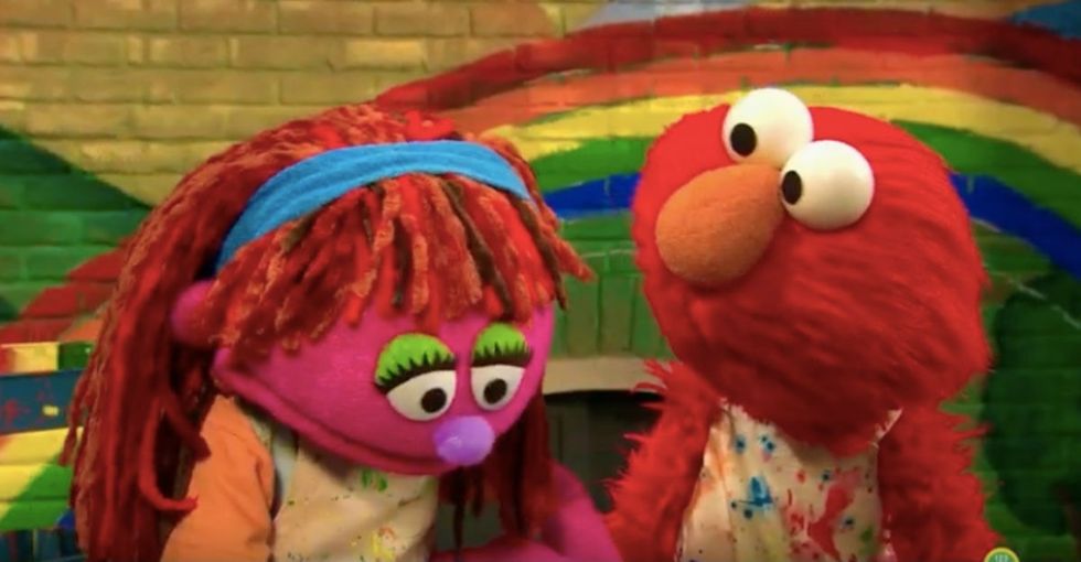 Sesame Street is tackling the homelessness that 2.5 million kids face. Right here. In America.