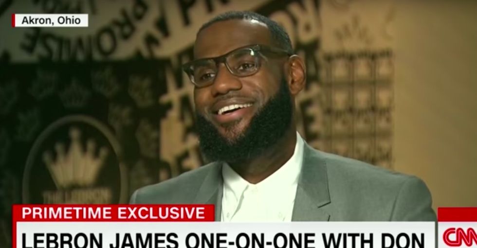 Trump uses sports 'to divide,' LeBron James said. He makes an excellent point.