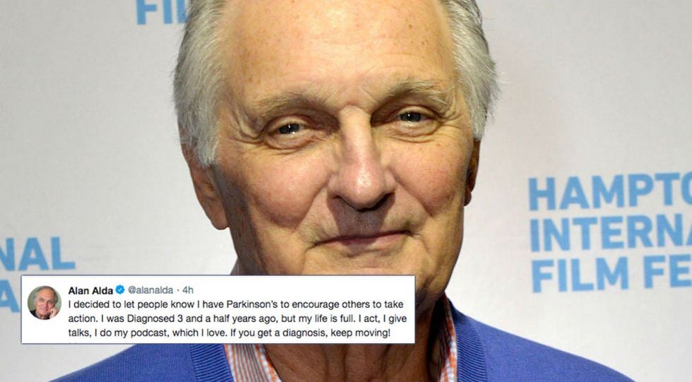 Alan Alda just revealed he has Parkinson's Disease. Here's how he wants to help others.