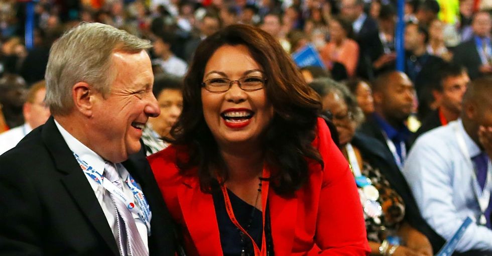Tammy Duckworth’s baby just made history. And senators are loving it.