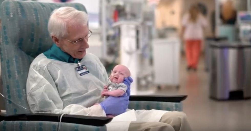 This 81-yr-old ‘baby cuddler’ who gave $1 million to the NICU is your new favorite human.