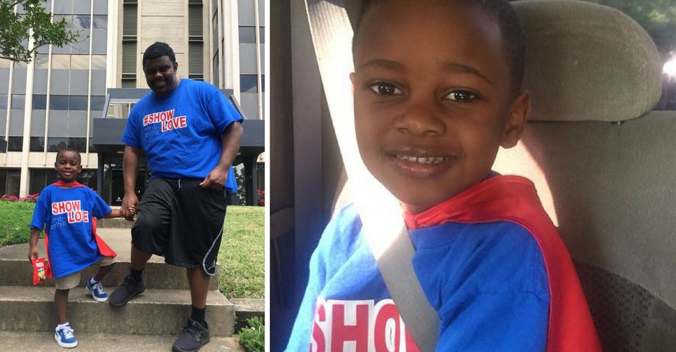 4-year-old Austin wants the world to 'show love.' His mission is beyond sweet.