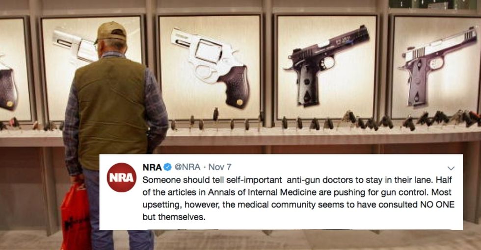 The NRA was rightfully lambasted after telling trauma doctors to 'stay in their lane.'