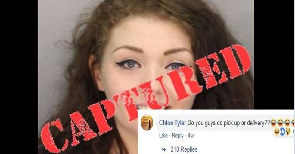 This 'witty' woman taunted the law on Facebook. The law won.
