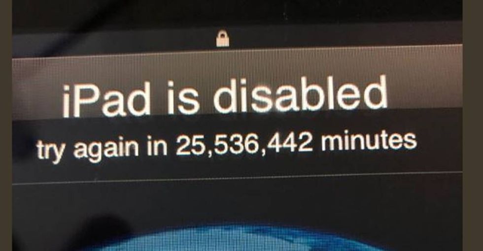 How did a tech-loving toddler lock his dad out of his iPad for 48 years?