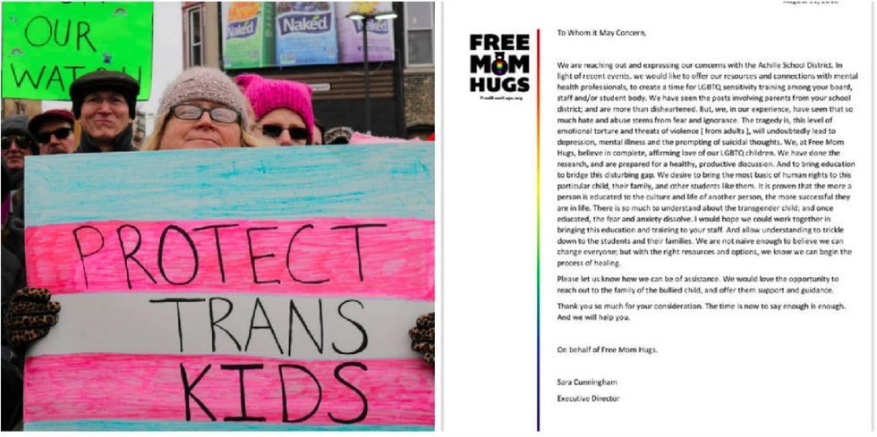 A school shut down after threats to a trans student. Now people are racing to support her.