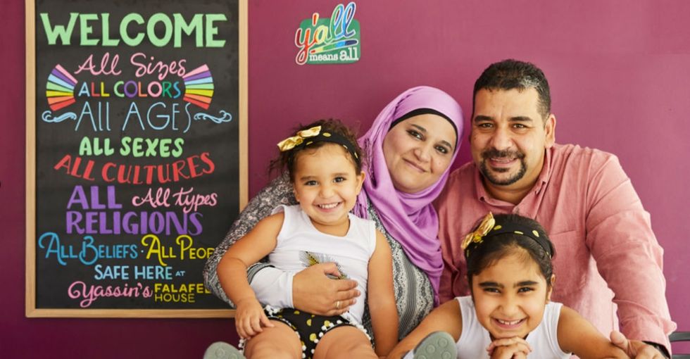 This Syrian refugee opened a small falafel shop in Tennessee. It was just named the 'nicest place in America.'