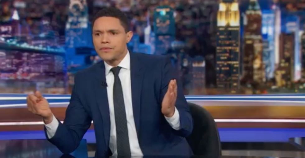 A man asked if all poor Americans should get reparations. Trevor Noah's response is perfect.